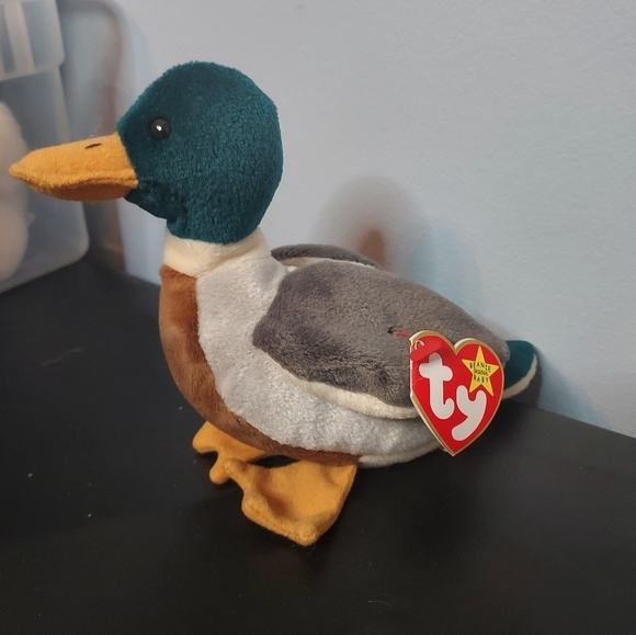 TY Beanie Babies Jake The Mallard Duck - Picture 2 of 10